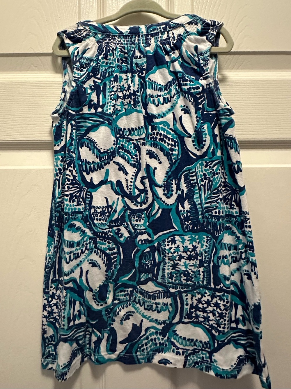 Lilly Pulitzer Girls' Mini Essie Tank Dress in Keep on Trunkin - Picture 5 of 6